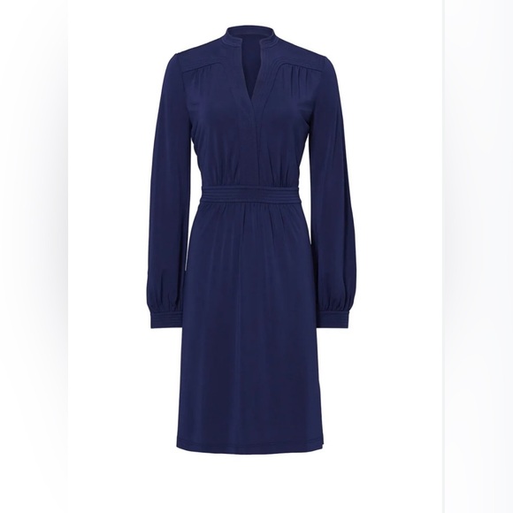 Tory Burch Valentina Tunic Dress Midnight Navy NWT Size L Sold Out - Picture 4 of 9